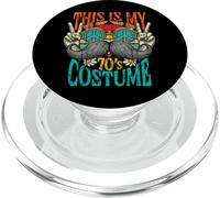 Retro Peace Sign This is My 70s Costume Party 1970 Hippie PopSockets PopGrip for MagSafe