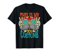 Retro Peace Sign This is My 70s Costume Party 1970 Hippie T-Shirt