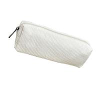 Retro Pencil Bag, Large Capacity Corduroy Stationery Pouch, Plush Soft Design, Multipurpose for Pens, Markers, and Erasers, Ideal for School and Office Use, 7.87x2.76x1.97 Inches