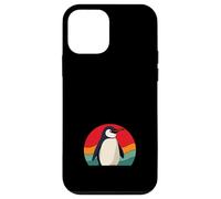 Retro Penguin Sunset Cute Penguin Lover Case for iPhone 12 mini