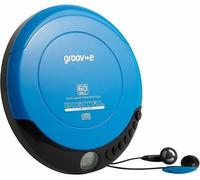 Groov-e Retro Series Personal CD Player with Earphones - Blue (GVPS110BE)