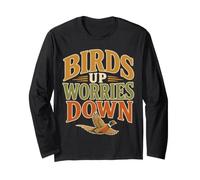 Retro Pheasant Hunt Upland Bird Hunting Long Sleeve T-Shirt