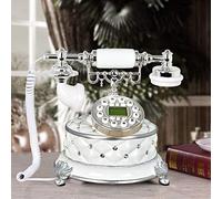 Retro Phone Fashion Creative Antique Telephone Home Continental Landline Retro Old Telephone Blue Screen