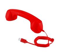 Retro Phone Handset | 3.5mm Jack Desk Accessories - Type-C Old Telephone Headset | for Video Conferences Calls Meeting Work Computer Laptop Smartphone Office Home School