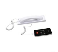 Retro Phone Handset For Smartphones 3.5mm Jack Answer Button | ABS Material, Ergonomic Grip, HD Speaker/mic, Volume Control, Compatible With IPhone/Samsung/tablets/laptops, For Home/office