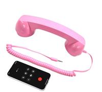 Retro Phone Handset - Landline Handle Receiver For Cell Mobile, Handset Cell Phone Receiver, For Workplace Home Nostalgic Decoration Theme Party Acting Prop, Bedside Bed Desk School Hospital