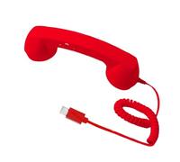 Retro Phone Handset USB C - 3.5mm Jack Retro Handheld Receiver - Vintage Wireless Phone Handset - for Video Conferences Calls Meeting Work Computer Laptop Smartphone Office Home School