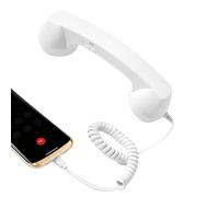 Retro Phone Handset | with Microphone Type-C Comfortable Home Supplies - Cell Phone To Landline Adapter | for Offices Home Kitchen Bedside Bathroom Bed Desk Living Room School Hospital