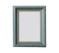 Retro Photo Frame Built for 14 Inch Prints, Resin Wall-Mounted Decor Item Featuring Enduring Design Language for Interior Applications (blue 1)