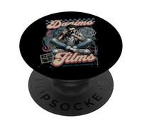 Retro Photographer Cinematographer, Visual Arts Producer PopSockets Adhesive PopGrip