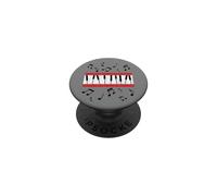 Retro Piano Music Notes Keyboard Musician Classic Pianist PopSockets Adhesive PopGrip