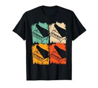 Retro Piano T-Shirt Pop Art Pianist Retro Keyboard Music T-Shirt