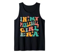 Retro Pickleball Girl Groovy Tank Top