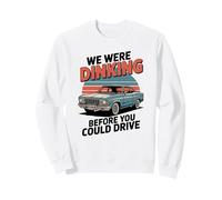 Retro Pickleball We Were Dinking Before You Could Drive Sweatshirt