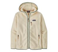 Patagonia - Jacket in Polartec® - W's Retro Pile Hoody Natural w/Ellwood Green for Women - Size XS - Beige Beige XS