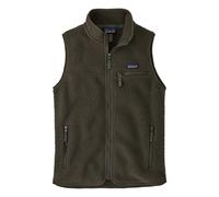 Retro Pile Sleeveless Fleece Recycled Fibers Khaki