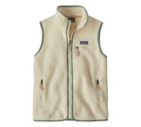 Retro Pile Sleeveless Jacket Recycled Fibers Beige L