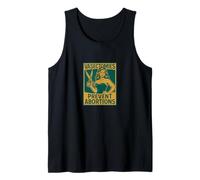 Retro Pin-Up Style Vasectomies Prevent Abortions Tank Top