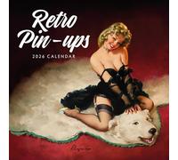 Retro Pin-ups - 2026 Square Wall Calendar - by Red Robin Publishing