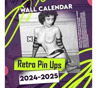 Retro Pin Ups Wall Calendar 2024-2025