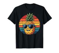 Retro Pineapple Cool Vintage Pineapple Novelty Men Women Kid T-Shirt