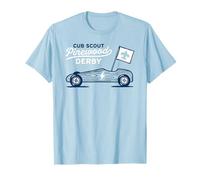 Retro Pinewood Derby Cub Scouts Racer Race Car Logo T-Shirt