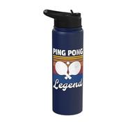 Retro Ping Pong Legend Ping Pong Stainless Steel Insulated Water Bottle
