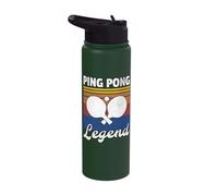 Retro Ping Pong Legend Ping Pong Stainless Steel Insulated Water Bottle