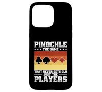 Retro Pinochle The Game That Never Gets Old Just The Players Case for iPhone 15 Pro Max