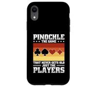 Retro Pinochle The Game That Never Gets Old Just The Players Case for iPhone XR