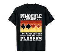 Retro Pinochle The Game That Never Gets Old Just The Players T-Shirt