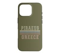 Retro Piraeus Greece Case for iPhone 16 Pro