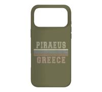 Retro Piraeus Greece Case for iPhone 17 Pro Max