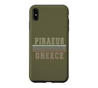 Retro Piraeus Greece Case for iPhone XS Max