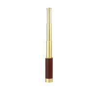 Retro Pirate Telescope, 25x30 High Powered Zoomable Spyglass Aluminium Alloy Pirate Spyglass Handheld Monocular Telescope for Bird Watching Hunting Hiking Travelling