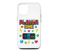 Retro Pixel Art Gaming Controller Player One Arcade Style Case for iPhone 12/12 Pro