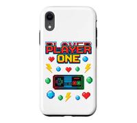 Retro Pixel Art Gaming Controller Player One Arcade Style Case for iPhone XR