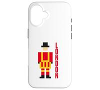 Retro Pixel London Guard - Royal Beefeater Souvenir Art Case for iPhone 16