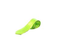 Retro Plain Neon Lime Green Skinny Slim Tie