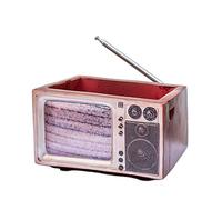 Retro Plant Pot - Retro Radio-Shaped Flower Pot - Decorative Flower Cactus Planter Pots Container for Desktop, Cafes Modgal