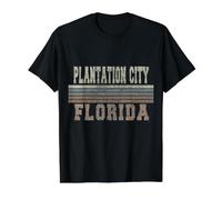 Retro Plantation City Florida Value Graphic T-Shirt, Men, Black, L