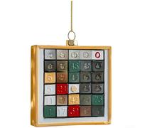 Retro Plastic Hanging Ornaments for Christmas Tree Designed to Add Vintage Style to For Holiday Party Decorations (C)