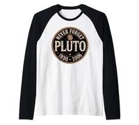 Retro Pluto Est. 1930-2006 Space 2026 Raglan Baseball Tee