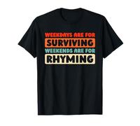Retro Poetry - Creative Verses Literature Vintage Poetry T-Shirt