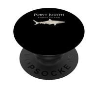 Retro Point Judith RI Shark T-Shirt PopSockets Adhesive PopGrip