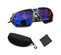 Retro Polarized Sunglasses for Men Women, Wrap-around Uv400 Protection Sun Glasses Anti-glare Eyewear for Outdoor Sports Fishing Cycling Driving Running Hiking Rowing Baseball Golf