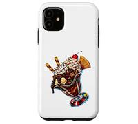 Retro Pop Art s Malt shop Dessert s Hot Fudge Case for iPhone 11