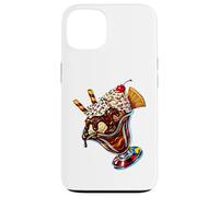 Retro Pop Art s Malt shop Dessert s Hot Fudge Case for iPhone 13