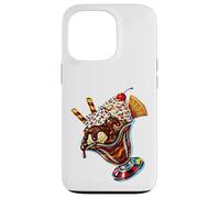 Retro Pop Art s Malt shop Dessert s Hot Fudge Case for iPhone 13 Pro