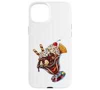 Retro Pop Art s Malt shop Dessert s Hot Fudge Case for iPhone 15 Plus